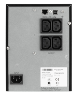 5SCG500 rear panel